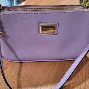 Small light purple Calvin Klein purse